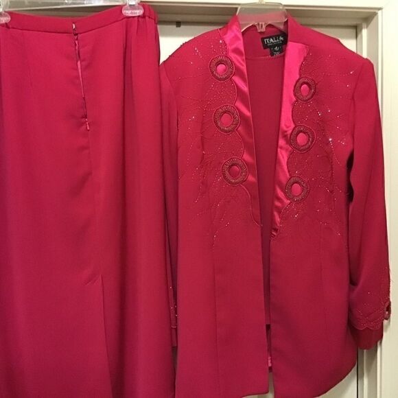 Women’s Italia 3 piece skirt set sz 14 - Picture 3 of 9